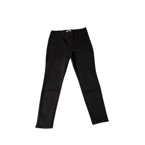 Nine West Super Skinny Black Jeans Stretch Denim Mid Rise Women's Size 8